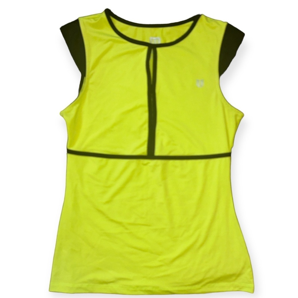 Eleven by Venus Williams Tennis shirt, Size small. Neon Green EUC